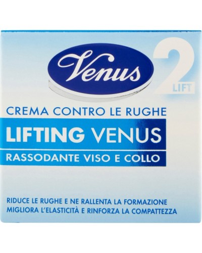 Venus Crema viso Lifting 2 contro le rughe rassodante viso e collo 50 ml
