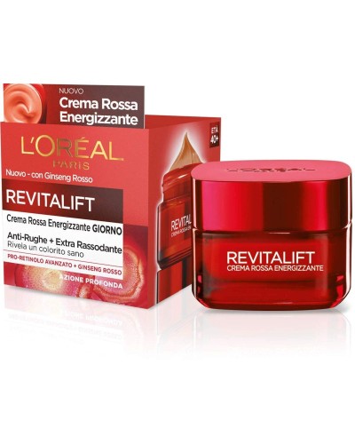 L'Oreal Paris Revitalift Crema viso rossa energizzante anti-rughe+extra rassodante 50 ml