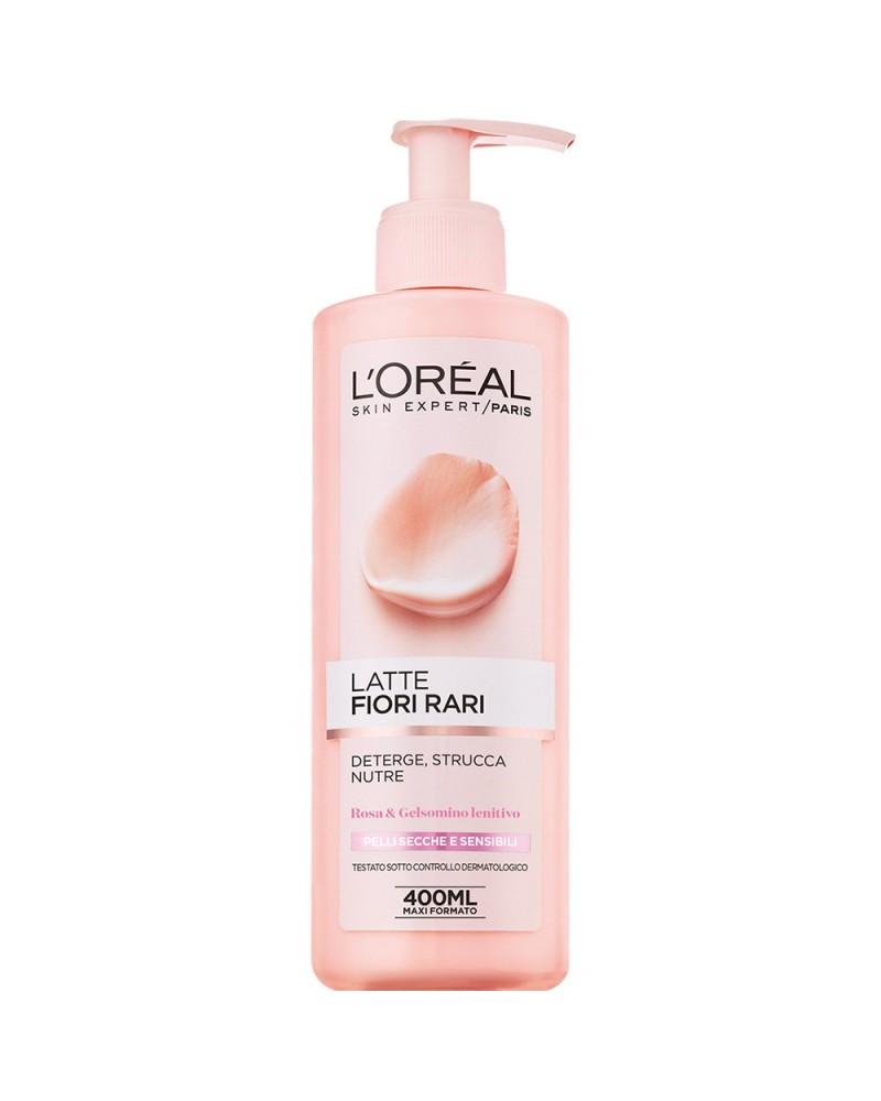 L'Oreal Paris Latte Fiori Rari pelli secche e sensibili 400 ml