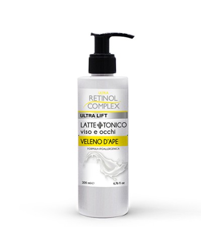 Ultra Retinol Complex Latte+Tonico viso e occhi veleno d'ape 200 ml