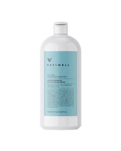 Estiwell Olio Massaggio Neutro-Profumo Talcato 1000 ml