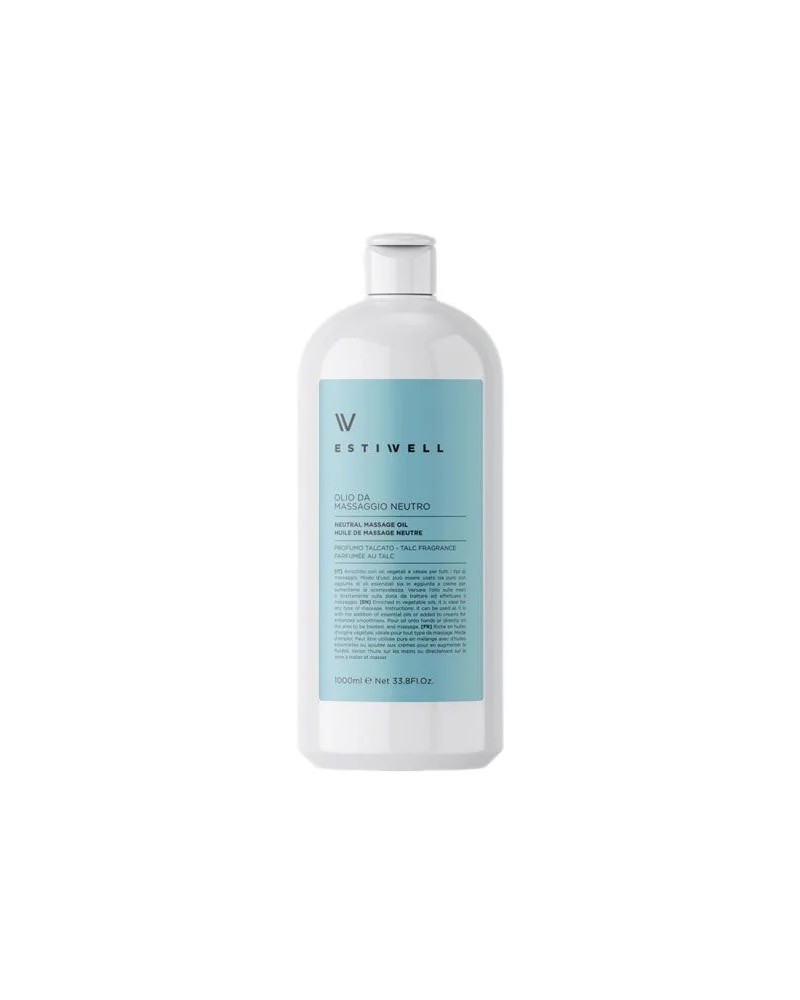 Estiwell Olio Massaggio Neutro-Profumo Talcato 1000 ml