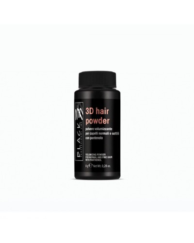 Black Professional 3D Hair Powder Polvere volumizzante con pantenolo 8 gr