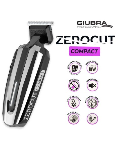 Giubra tagliacapelli zerocut compact argento