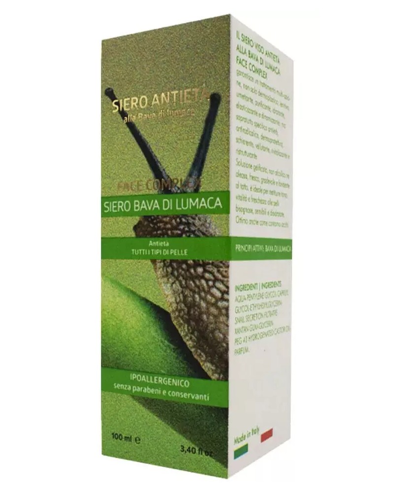 Face Complex Siero anti età Bava di lumaca viso 100 ml tutti i tipi di pelle