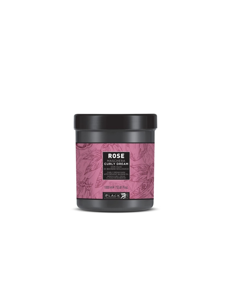Curly Dream – maschera con olio di baobab biologico | Rose 1lt