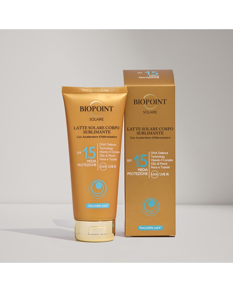 Biopoint Latte corpo sublimante SPF15 200ml