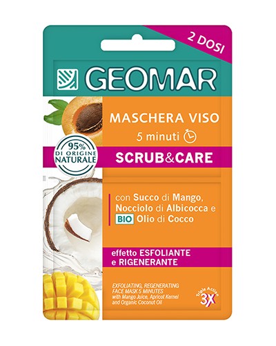 Geomar Maschera Viso Scrub&Care 15 ml