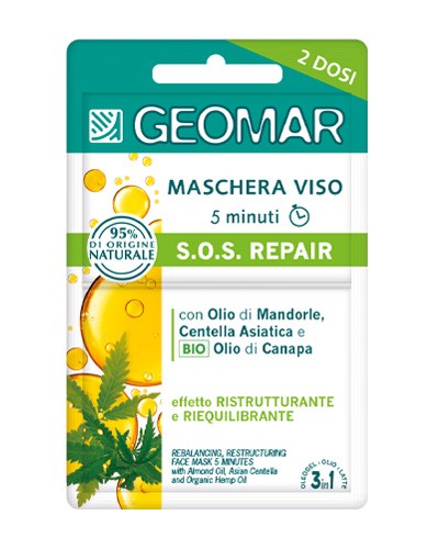 Geomar Maschera Viso SOS Repair 15 ml