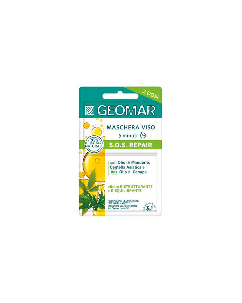 Geomar Maschera Viso SOS Repair 15 ml