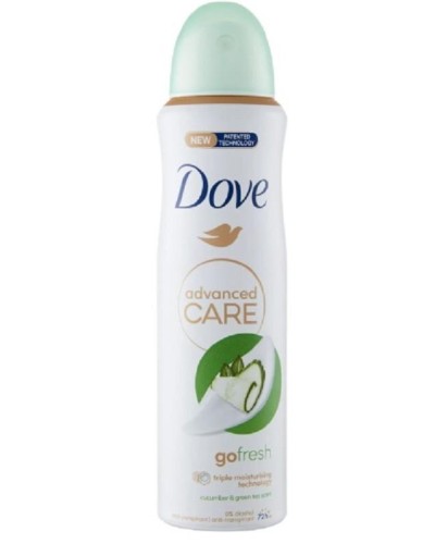 Dove deo spray advanced care go fresh cetriolo e tè verde 72H 150 ML