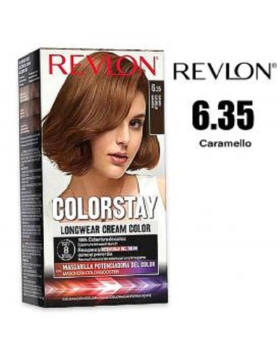 Revlon Colourstay Colorazione Permanente vegan 6.35 caramello