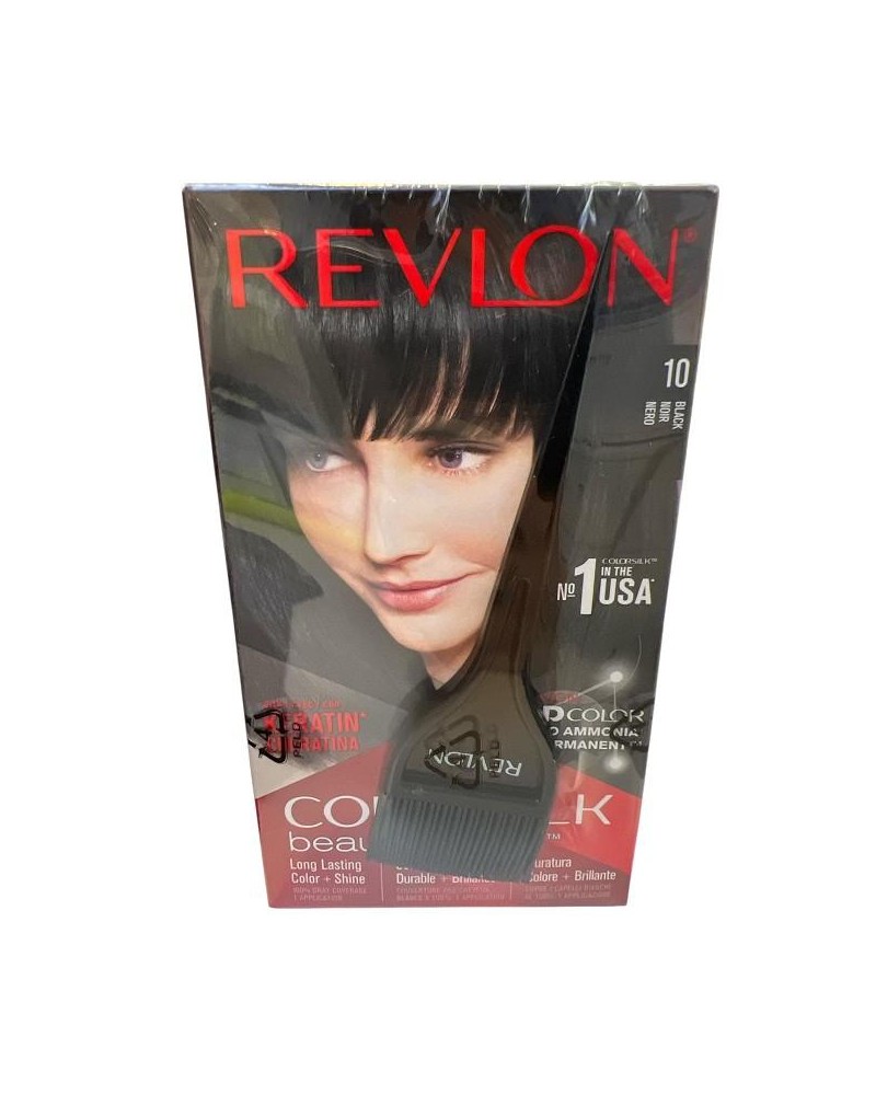 Revlon Colorsilk keratin Tinta Per Capelli + pennello 10 nero