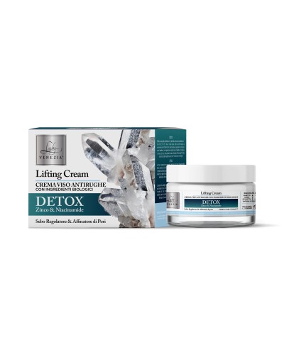 Lady Venezia Crema viso antirughe detox con zinco e niacinamide 50 ml