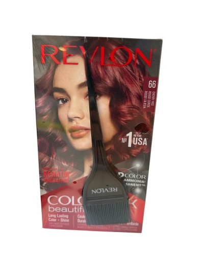 Revlon Colorsilk keratin Tinta Per Capelli + pennello 66 rosso ciliegia