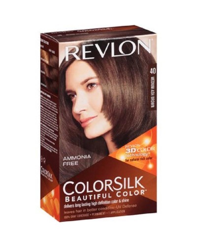 Revlon Tinta Per Capelli Colorsilk ultra light natural castano cenere medio 40