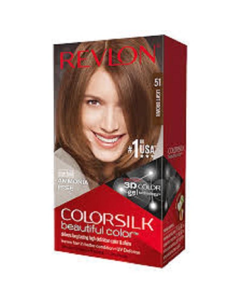 Revlon Tinta Per Capelli Colorsilk ultra light natural castano chiaro 51
