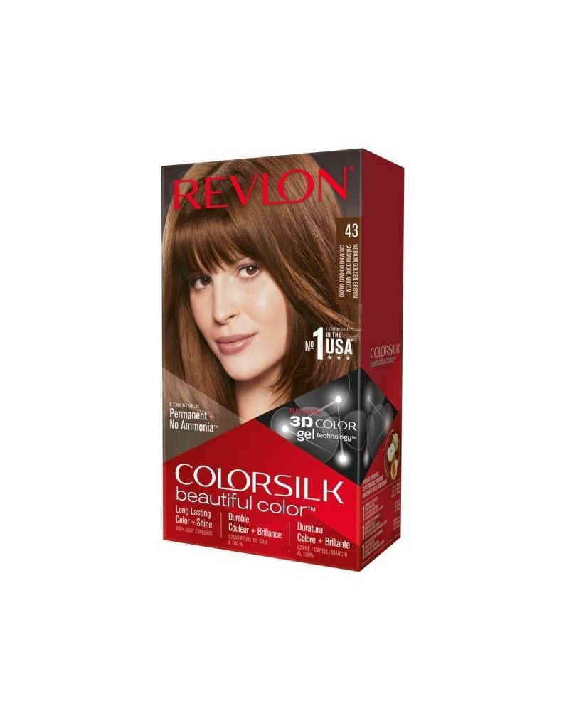 Revlon Tinta Per Capelli Colorsilk ultra light natural castano dorato chiaro 43