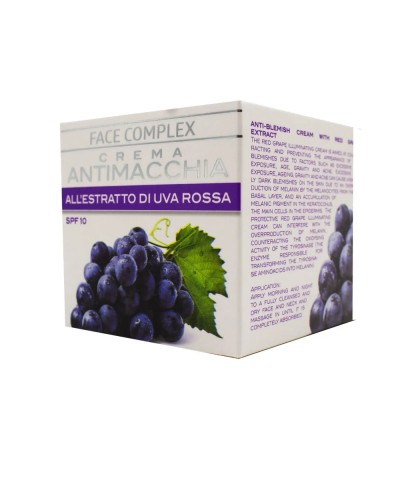Face Complex crema viso antimacchia estratto uva rossa 50ml