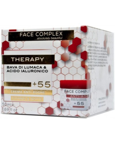 Face Complex Crema viso therapy antietà bava di lumaca e acido ialuronico +55 50 ml